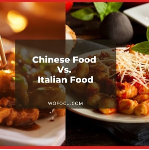 We can eat Italian or Chinese food